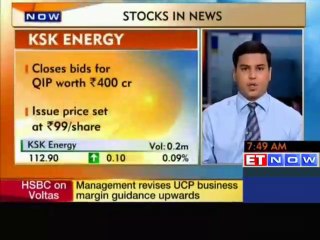 Stocks in news Tata Steel, IDFC, KSK Energy