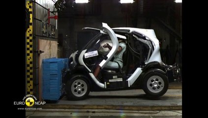 Vidéo Renault Twizy - Crash-test EuroNCAP 2014