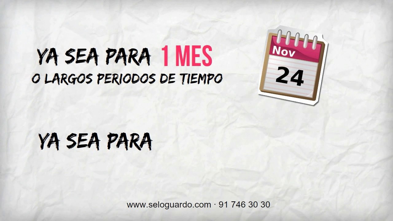 Seloguardo - ¿Problemas de espacio?