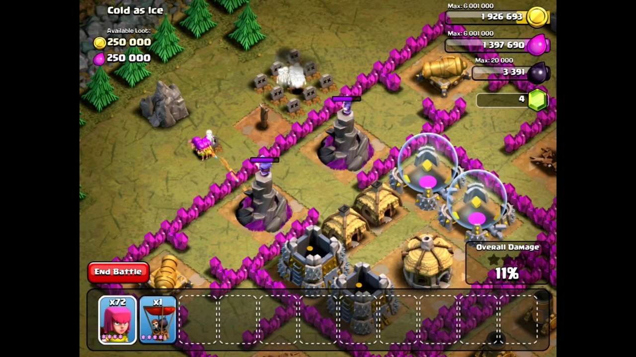 Clash Of Clans Level 44 - Cold As Ice