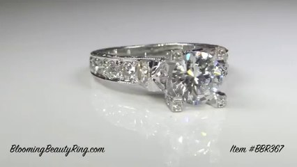 NEW JEWELRY Antique Inspired Reproduction Engagement Ring Design
