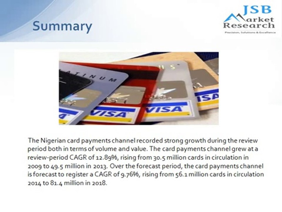 JSB Market Research: Nigeria's Cards and Payments Industry: Emerging Opportunities, Trends, Size, Drivers, Strategies, Products and Competitive Landscape