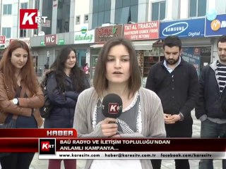 Balıkesir Üniversitesi Radyo İletişim Topluluğu'ndan Anlamlı Kampanya