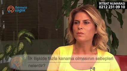 Op. Dr. Burcu KARDAŞ ARSLAN İlk ilişkide fazla kanama olmasının sebepleri nelerdir?