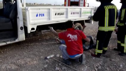 Karaman'da Yılan Kurtarma Operasyonu