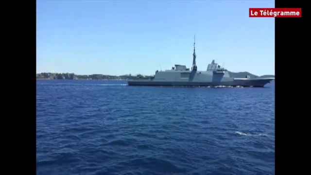 Fremm Normandie. Premier appontage réussi en Méditerranée