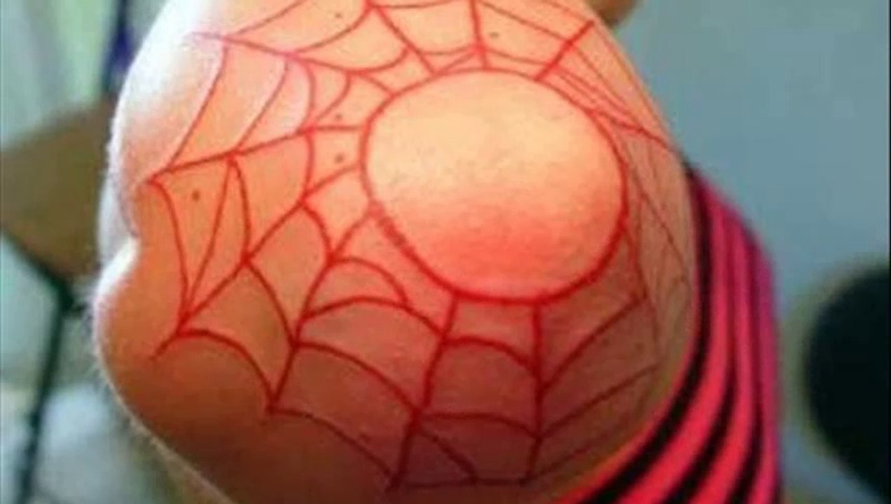 Spider Tattoo Amazing Details