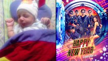Shahrukh Khan's surrogate baby AbRam on the sets of Happy New Year!