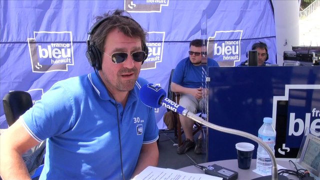 Gilles Moreau avec Jean-Claude Mandel à propos du label Patrimoine du XXe siècle de La Grande Motte