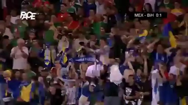 Izet Hajrovic GOAL Bosnia Herzegovina 1 - 0 Mexico