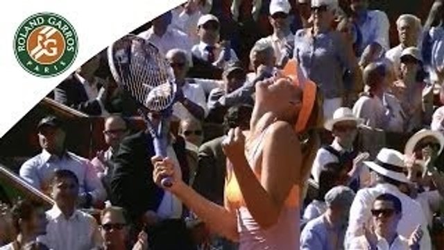 M. Sharapova v. E. Bouchard 2014 French Open Women's SF Highlights