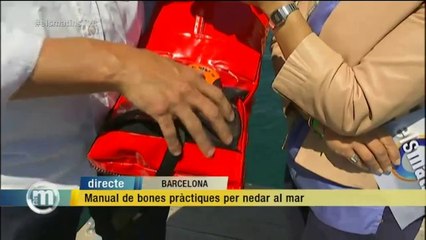TV3 - Els Matins - Bones pràctiques per nedar al mar