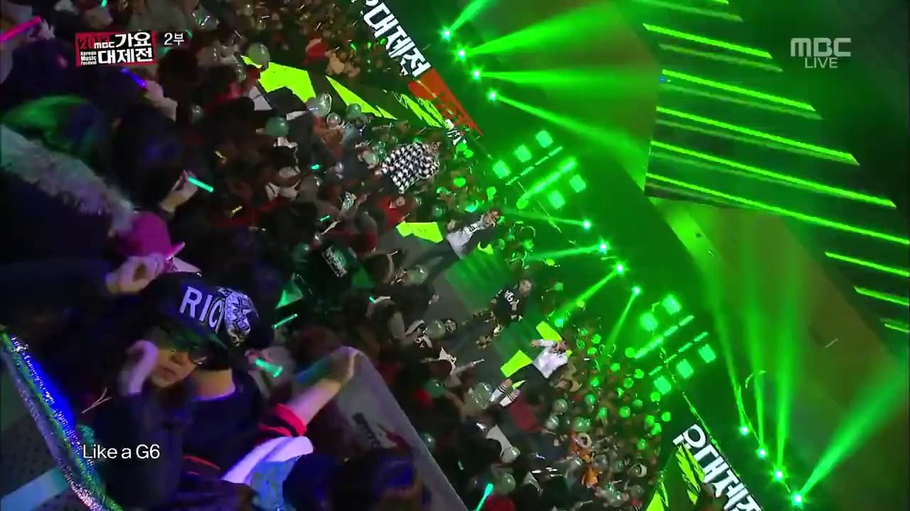 [720p] 131231 Key + Chanyeol +Kris - Like A G6 @MBC Gayo Daejejeon 2013