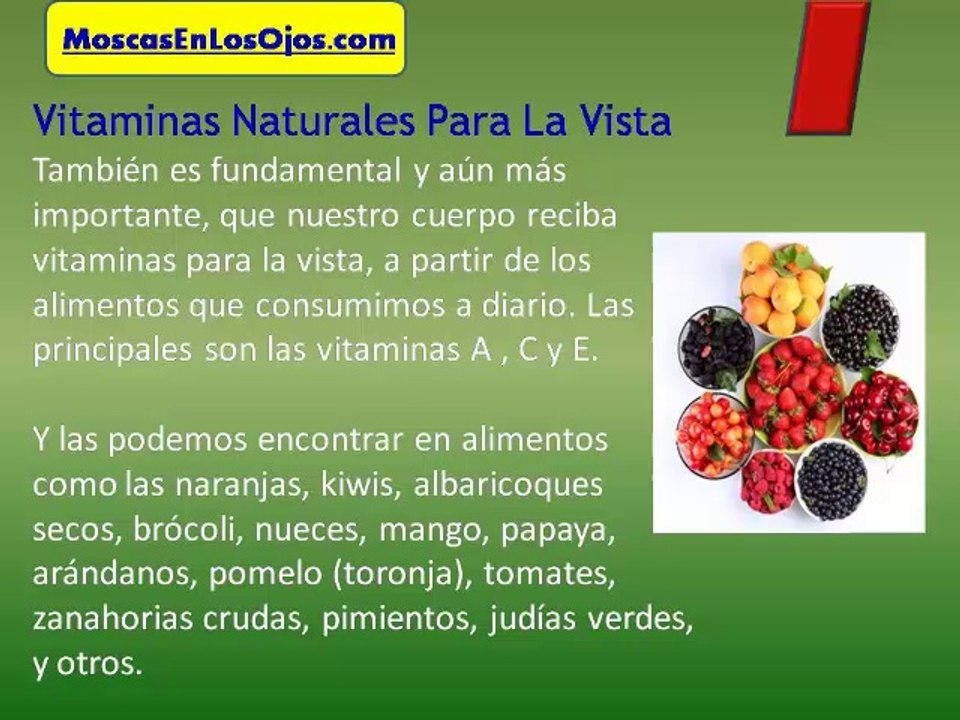 Vitaminas Para La Vista Las Mejores : Cuales Son Vitaminas Para La Vista Que Debo Usar
