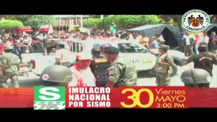 Simulacro de sismo  Nacional  30 de mayo