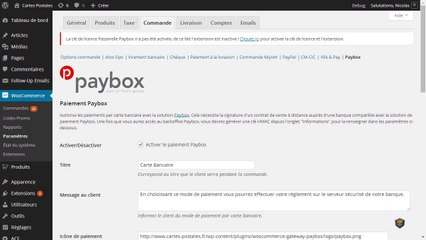 Comment paramétrer Paybox avec WooCommerce ?