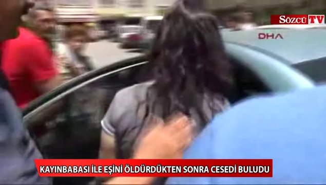 Kayınbabası ve eşini öldürdükten sonra cesedi bulundu
