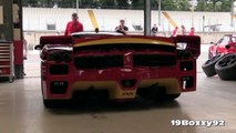 Ferrari FXX Evoluzione Screaming Around Monza Circuit