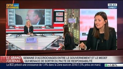 Karine Berger, députée PS des Hautes-Alpes, dans Le Grand Journal - 05/06 3/4