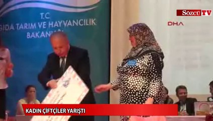 Kadın çiftçiler Eskişehir'de yarıştı
