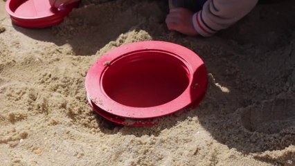 Man buries something never seen before in the sand! You'll be surprised!
