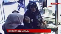 Hırsızlık anı güvenlik kamerasında