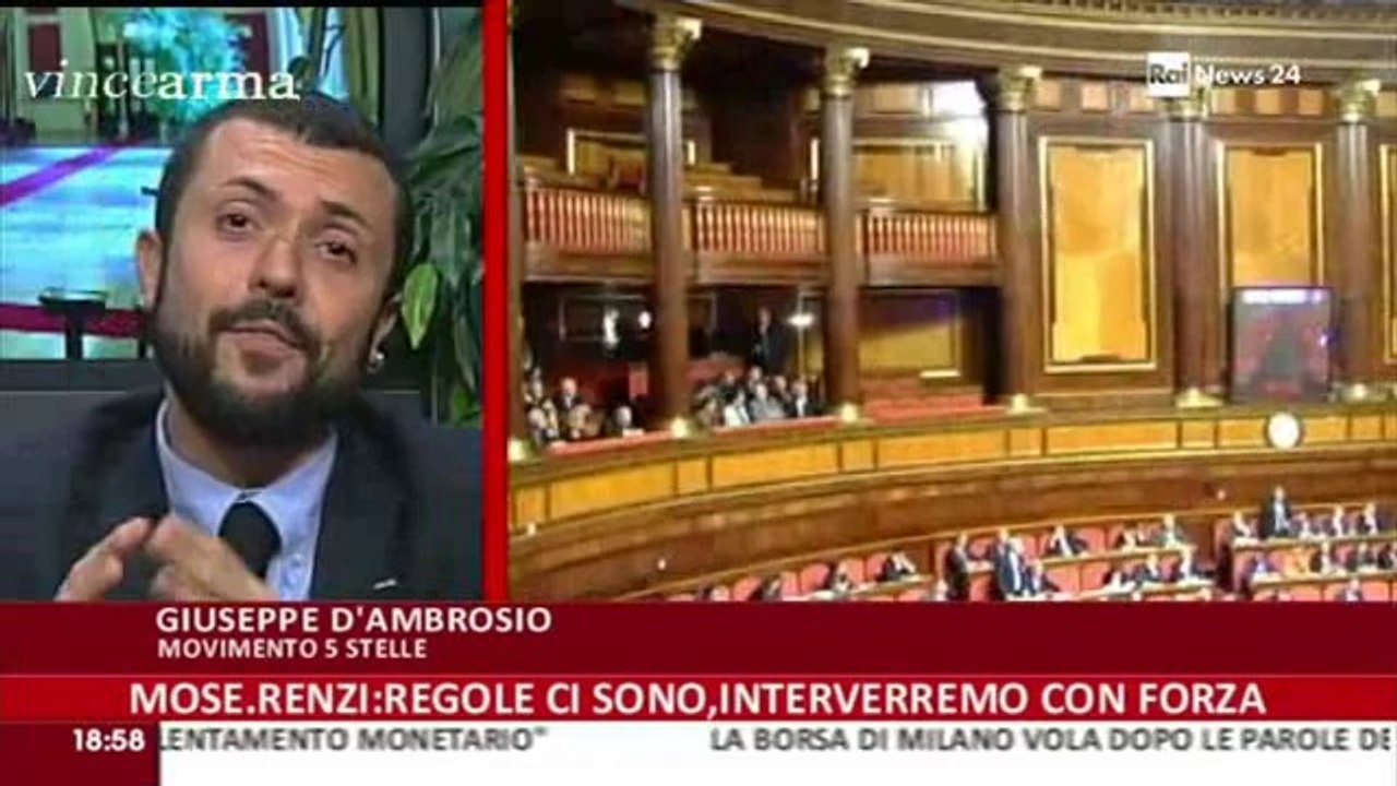 M5S Giuseppe D'Ambrosio Rai News 05.06.2014