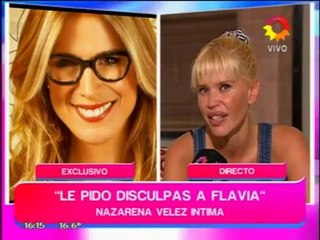 Pronto.com.ar Nazarena Vélez pidió disculpas publicamente