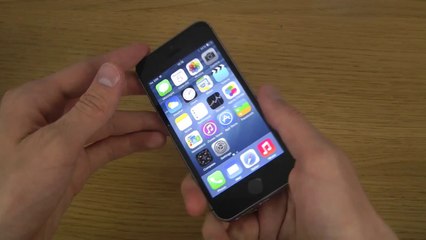 iPhone 5S iOS 8 - Rearrange Icons Review