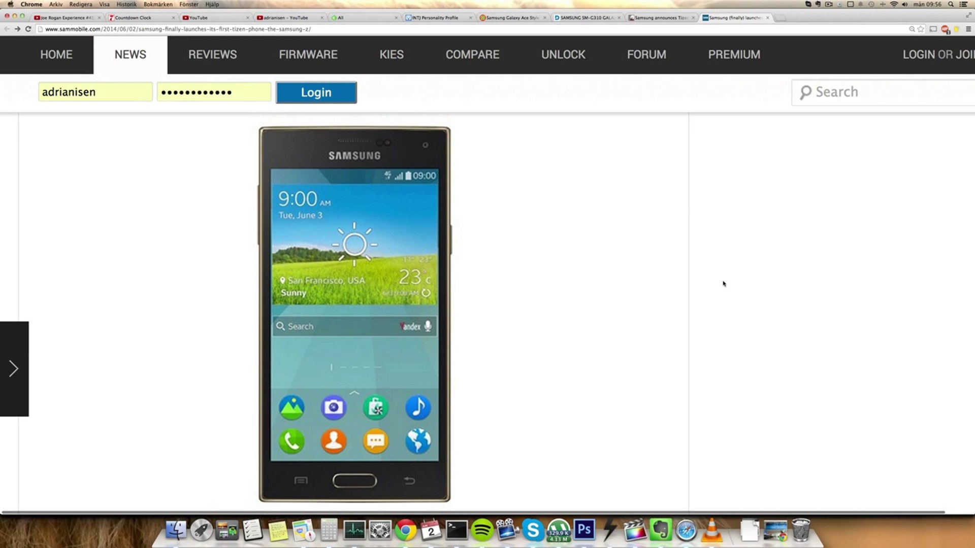 NEW Samsung Z! Samsung's First Tizen Smartphone!