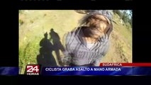 VIDEO: joven grabó el robo de su bicicleta con cámara instalada en el casco