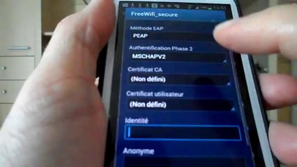 WiFi gratuit FreeWiFi Secure (EAP-SIM) tuto