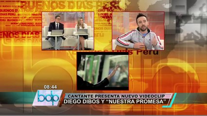 Diego Dibós presentó videoclip de su reciente producción 'Nuestra promesa'