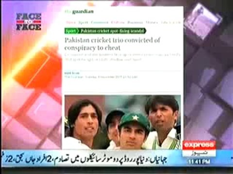 Face To Face - 5th June 2014 - Full Show - Kashif Abbasi Talat hussain With Moeed Pirzada