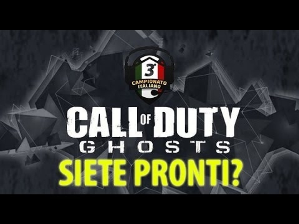 COD: 3°CAMPIONATO PERSONAL GAMER CALL OF DUTY GHOSTS