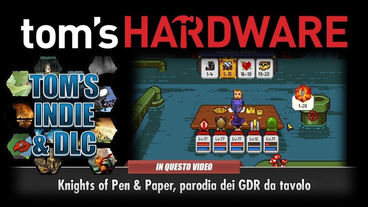 Knights of Pen & Paper, parodia dei GDR da tavolo - Tom's Indie & DLC