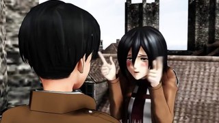 [MMD] 人類最強リヴァイ兵長の殴り方 進撃の巨人 Attack On Titan