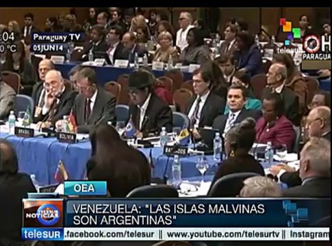 Las Islas Malvinas son argentinas: Venezuela