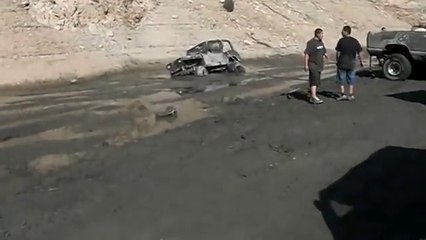 Pulling Jeep out of mud fail