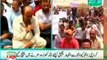 Nisar Ahmed Khuhro visited the sit-in at Numaish Chowrangi against arrest of MQM Quaid Altaf Hussain