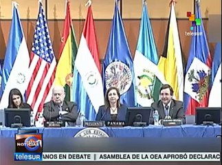 Asamblea OEA aprobó declaración final y resoluciones especiales