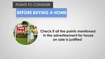 Points to Consider Before Buying a Home