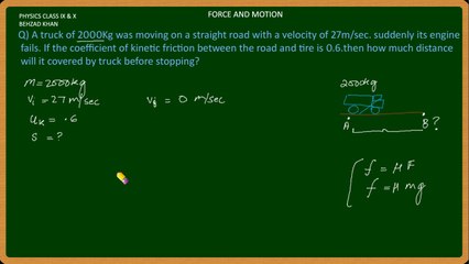 PHY09 Force and Motion Part 17 Numerical 9