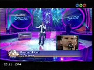 Tu Cara Me Suena. Hernan /Arjona