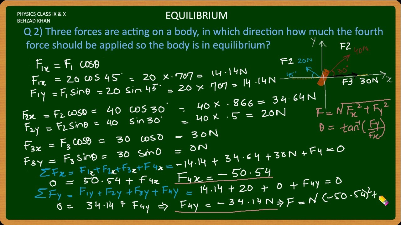 PHY09 Equilibrium Part 6 Numerical 2