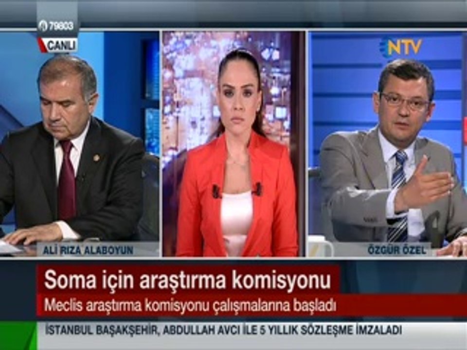 CHP Mv. Özgür Özel:"Verilen sözlere rağmen Soma'da işçiler güvenli olmayan madene inmeye zorlanıyor" NTV Haber Bülteni 05/06/2014