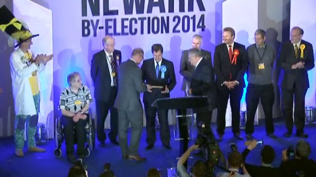 Tories win Newark by-election amid Ukip threat