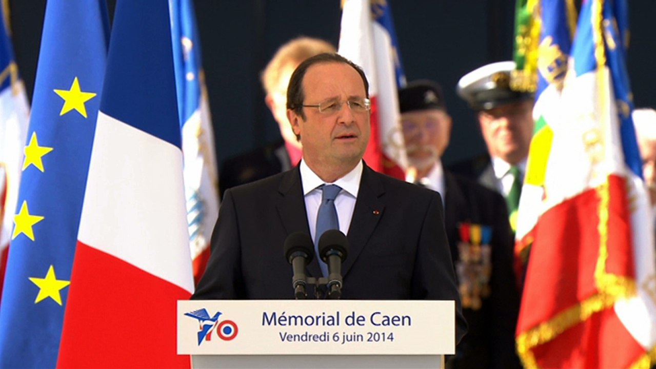 Cérémonie internationale d'hommage aux victimes de la bataille de Normandie #DDay70