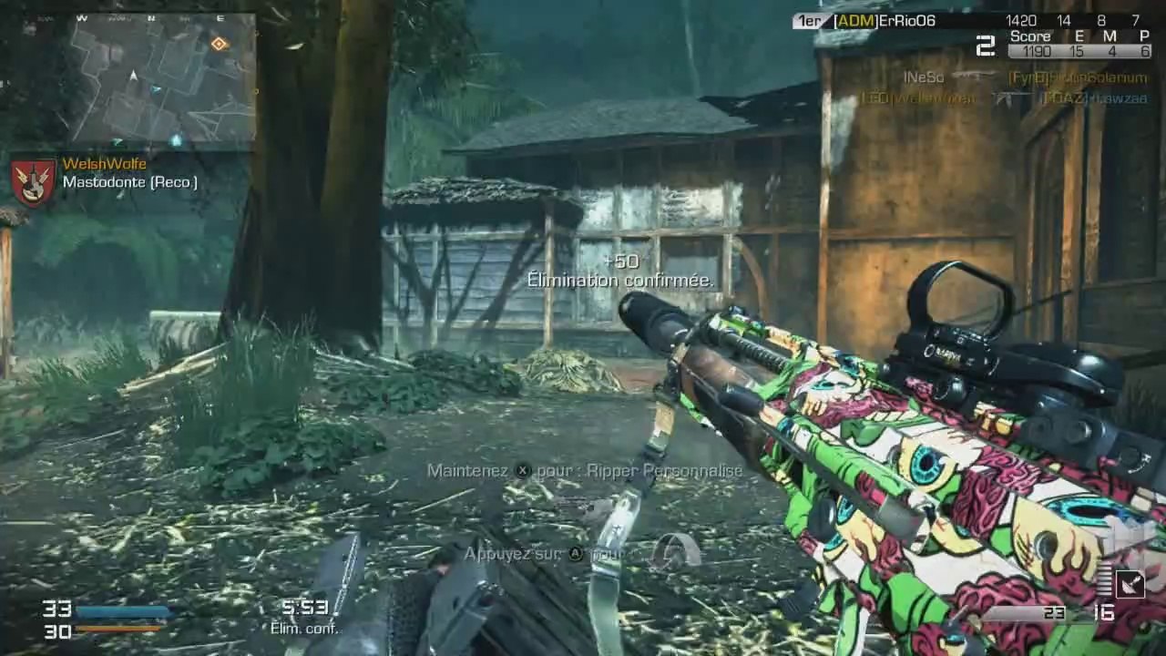 Equipage Fantôme dans Mutiny LIVE ! (CoD Ghosts Secret DLC maps Pack Invasion)