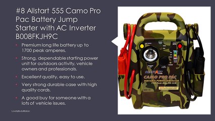 Powerful Durable Best Battery Jump Starter for Car and Trucks